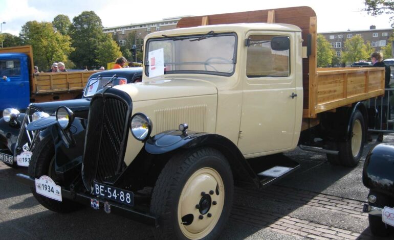 L’histoire du Citroën 23 : Camion emblématique du 20e siècle